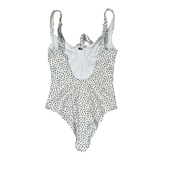 Zulu & Zephyr One Piece Bathing Suit Sz 6 Polka Dot Adjustable Swim Beach Vacay - Picture 3 of 11